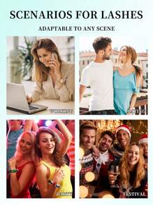 5 pares de pestañas postizas 3D de imitación de visón de ojos de gato - Pestañas ligeras y esponjosas hipoalergénicas que dan un aspecto natural para ojos dramáticos y felinos, maquillaje, accesorios de viaje