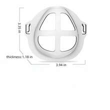 10pcs Mask Bracket Accessories, Breathing Insert Holder Frame, Keeps Mask From Touching Face, Solid Color PE (Polyethylene)