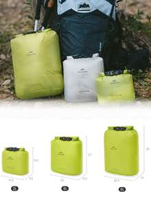 Naturehike Túi khô chống thấm nước dạng cuộn 2L/4L/8L có thiết kế hút chân không, xếp hạng chống thấm nước (PU2000mm+), sử dụng cho nhiều trường hợp khi cắm trại ngoài trời, du lịch, công tác - Nhiều màu - Xem 7