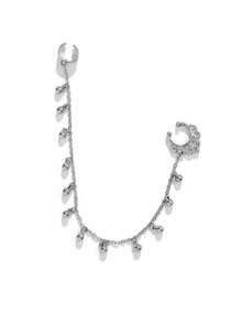 1 件铃铛和流苏鼻夹/耳夹，无需穿孔，适合男士和女士，优雅的礼物 - 彩色 - 查看 5