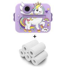 Fotos instantáneas con cámara de juguete, regalos de juguete para niños y niñas de 3 a 12 años, regalos de Navidad y cumpleaños, regalos de Acción de Gracias, cámara instantánea con batería recargable (1200mAh de gran capacidad) -Video de alta definición 1080P y cámaras frontal y trasera duales