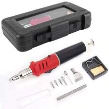Cordless Auto Ignition Butane-Gas Soldering Iron Kit Self Ignite Welding Torch - Black - View 3