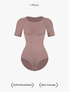 Women's Shapewear Bodysuit - Tummy Control Seamless Tank Top | Sleeveless Body Shaper For Women - Dusty Purple - View 6
