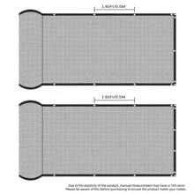 DELLNA Privacy Fence Screen - 5FT/1.5M Heavy Duty Windscreen Mesh With Reinforced Edges - UV Resistant & Weatherproof Shade Cover For Outdoor Patio, Deck, Backyard & Porch - 1 Panel HDPE