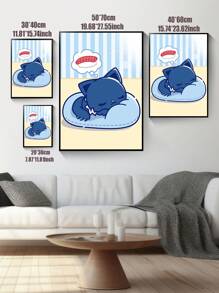 Sanrio 1pc Sanrio Cartoon Wall Arts,Adorozatorumary Poster Nursery,Suitable For Dorm, Apartment, Bedroom, Living Room, Baby Room, Modern Home Decor, No Frame