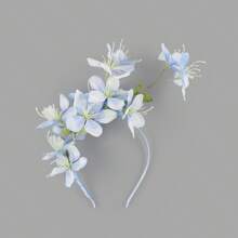 1Pc Wedding Photography For Women Headdress Decor Accessory Bridal Tea Party Wedding Headpieces Headband Bride The Flowers Hair Band, Diadema, Hair Hoop