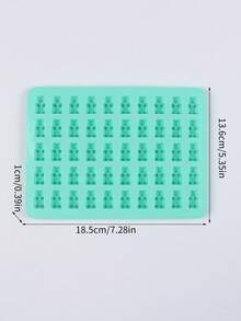 1pc 66-Cavity Silicone Candy Mold - Mini Gummy & Chocolate Making Kit, Suitable For Baking, Cookies, Candies And Wax Melts - Fruit Shaped Ice Cube Tray Ice Cube Tray Ice Cube Ice Cube Squishy Ice Cube Mold Ice Cube Mould - Multicolor - View 13