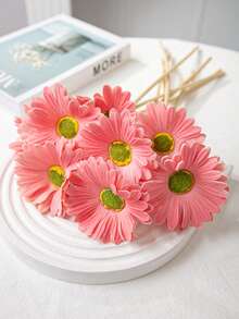 3 件非洲菊,芙蓉花,1 粉紅色+ 1 玫瑰紅+ 1 白色+ 1 絲帶,37 厘米,14.57 英寸,花朵,向日葵,pu 材料,春季裝飾,聚會,野餐,學校宿舍辦公室裝飾,活動節日生日派對裝飾,家居裝飾酒店餐廳客廳臥室婚宴廚房花園裝飾 - 彩色 - 查看 6