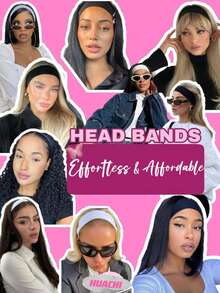 10pcs/8pcs Of Anti Slip Headbands - Fashionable Sports Men's And Women's Headbands, Available In Multiple Colors, Bathroom Headbands, Soft Fabric Elastic Headbands, Suitable For Exercising, Yoga, Running, And Outdoor Use In The Bathroom