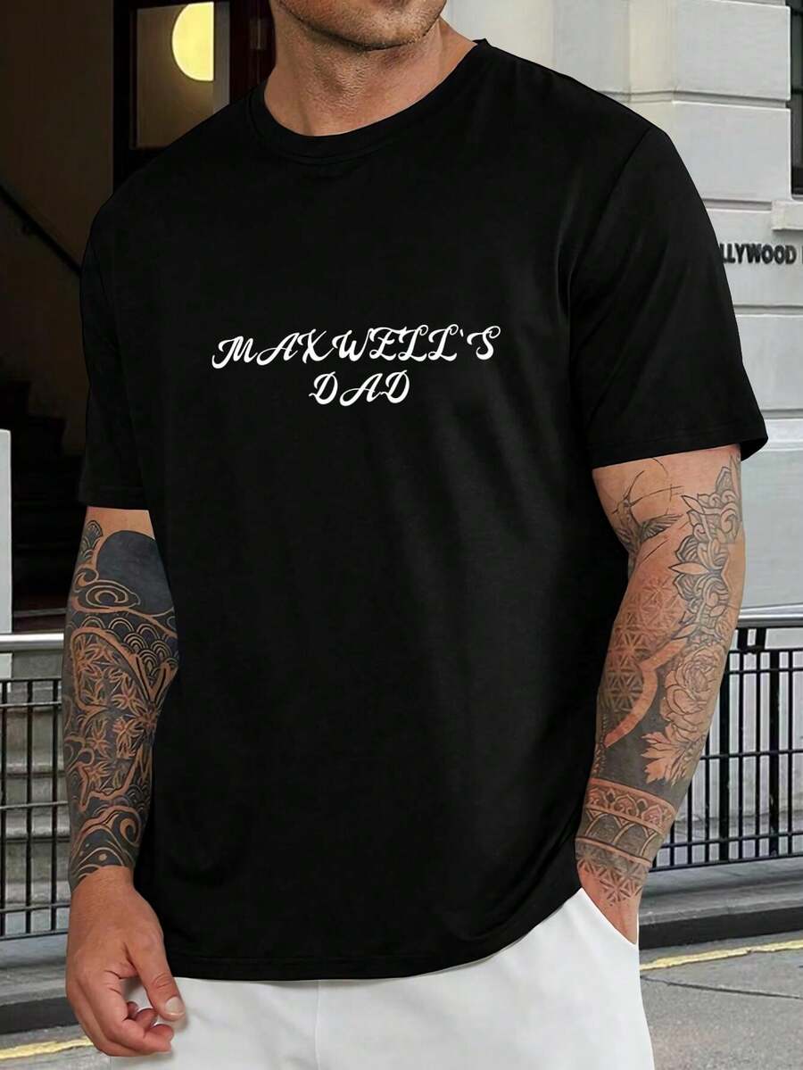 Camisetas personalizadas de manga corta, texto personalizado, gráficos a juego, camisetas para grupos, pedidos al por mayor, impresión de alta calidad - Negro - Ver 1