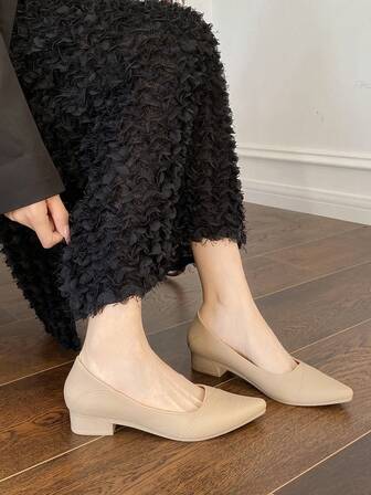 女士软底果冻凉鞋，低跟防滑塑料休闲工作鞋