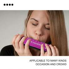 Chromatic Harmonica C With Case For Beginner Gift With Case Harmonica Key Of C 10 Hole