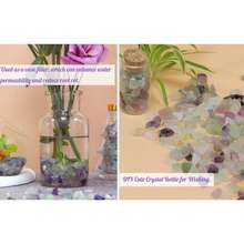 50/100/200/500克柔和色调和活力多巴胺能量，不同大小颜色混合宝石滚石碎片碎石治疗灵气水晶珠宝制作家居装饰