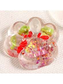 1pc High-Quality Realistic Fruit Series Cat Claw Squeeze Toy, Slow Rebound, Durable, Helps Relieve Stress For Children/Adults, Suitable As Gift For Children/Adults, Holidays/Halloween/Christmas, Interesting Toy For Boys/Girls, Easter Toy, Easter Gift, Easter Decor, Easter Basket Filler, Soft Squeeze Toy, Stress Relief Toy, Children Toy, Party Favor - Multicolor - View 6