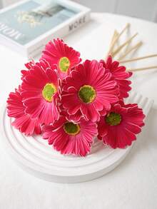 3 件非洲菊,芙蓉花,1 粉紅色+ 1 玫瑰紅+ 1 白色+ 1 絲帶,37 厘米,14.57 英寸,花朵,向日葵,pu 材料,春季裝飾,聚會,野餐,學校宿舍辦公室裝飾,活動節日生日派對裝飾,家居裝飾酒店餐廳客廳臥室婚宴廚房花園裝飾 - 彩色 - 查看 5