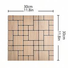 1 Stück/2 Stücke selbstklebende 3D Wandaufkleber, geometrisches Muster Kunst Dekor Aufkleber, schallabsorbierend, wärmedämmend, stoßfest, Wand Aufkleber Dekoration für Zuhause, abnehmbar und wiederverwendbar für Schlafzimmer, Wohnzimmer, Balkon, Küche, Kamin, TV Hintergrund, Größe 30*30cm