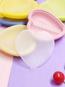 1 Stück herzförmige Silikon-Eis-am-Stiel-Form mit Deckel, Mini rosa Eis-am-Stiel-Hersteller, DIY Eiscreme-Form, Sommer-Küchenhelfer