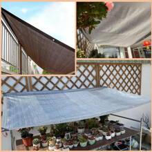 Red de sombreado, pantalla de privacidad de balcón, toldo de sombra de jardín, red de sombreado perforada, red de jardín perforada, tasa de sombreado del 90% al 95%, pantalla de privacidad, cerca, jardín, plantas, invernadero, granero, exterior, patio, balcón