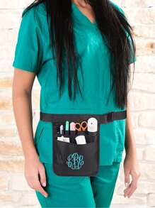 Personalized Multi-Pocket Adjustable Nurse Waist Bag, Suitable For Scissors, Bandages, Etc. - Made Of Nylon, Ideal For Nurses And Doctors, Nurse's Day Gift