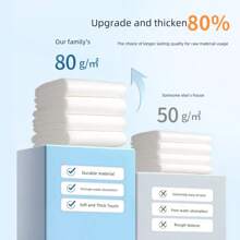 Disposable Bath Towel, Soft Cotton Towel Suitable For Travel & Camping, Absorbent Disposable Bath Towel, Individual Packaging, Thick 100% Cotton Disposable Bath Towel, Portable Travel Facial Towel, Hotel