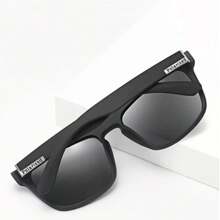 Lunettes de soleil polarisées mode D731, lunettes de soleil de sport pour la conduite avec protection UV pour hommes, lunettes de soleil décontractées P21 résistantes aux rayures en couleur mate