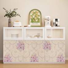 1 Roll Of 1m/2m/3m/5m/7m/10m Flowers Self-Adhesive Contact Paper Removable And Peeled Off Suitable For Dormitory Bedroom Background Wall Decoration Wallpaper Self-Adhesive Wallpaper Vinyl Home Decoration Stickers Wall Paper Wall Stickers Room Decor Wall Sticker