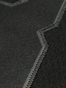 Atonmore 男子篮球球衣 33 号黑色，刺绣缝线篮球背心，无袖运动上衣 - 黑色 - 查看 4