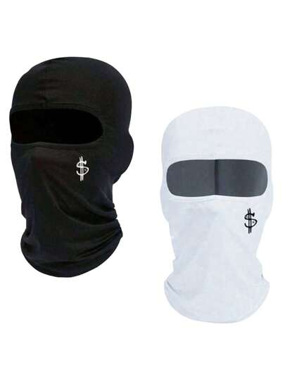 1 Stück bedruckter Unisex Sturmhaube, Skimaske, Sonnenschutz und windundurchlässig, geeignet für den täglichen Gebrauch, Outdoor-Reisen, Wandern, Skifahren