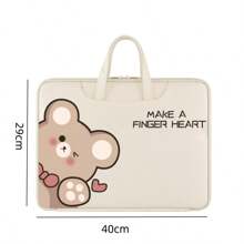 Capa Protetora para Laptop Minimalista Cartoon de 14/15 Polegadas, Bolsa Interna Leve, Embalagem de Presente, Para Materiais Escolares, De Volta às Aulas