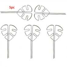 1/3/5pcs Reusable Metal Climbing Plant Stems Support Stake, Unique Design Plant Stake, Garden Decor, Flower Pot Decor, Plant Trellis, Ideal For Healthy Growth Of Indoor Plants