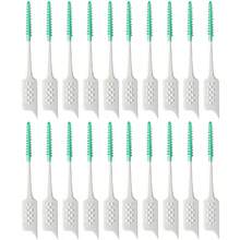 Mini Dental Floss Picks - Soft Silicone Interdental Brush Floss Sticks, Disposable Use Toothpick, Formaldehyde Free Oral Care For Teeth And Gum Health Cleaning - Multicolor - View 10