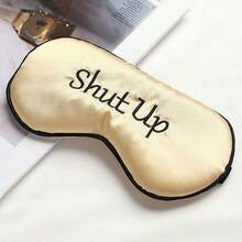 1pc Embroidered Silk-Like Blackout Sleep Mask, Adjustable Closure Travel Nap Silk Blindfold Eye Mask,School,Back To School,Travel,Travel Essentials,Home Essentials,Eye Mask,Sleep Mask - Multicolor - View 16