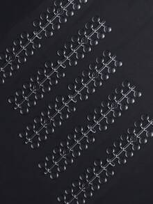 透明圆形指甲油色卡展示轮，带粘性封口 - 可重复使用，适用于美甲沙龙展示、DIY练习和美甲师培训，必备美甲收纳工具 - 無色 - 查看 10