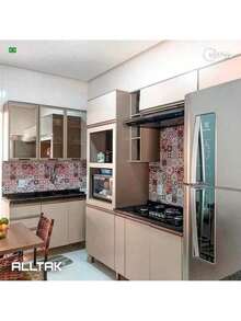 Vinil Adesivo Lavável Porto 1 Metro x 0,60 - Alltak - Multicolorido - Visão 3