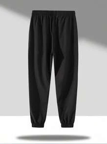 2 pezzi/Set Pantaloni casual da esterno con coulisse in vita per ragazzi e adolescenti, versatili per tutte le stagioni