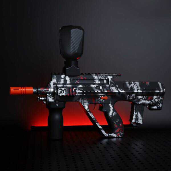 AUG wiederaufladbarer elektrischer Gelatinekugeln Blaster - Automatisches Outdoor-Spielzeug für Teamaktivitäten - Perfektes Geschenk für Geburtstage, Ostern, Weihnachten, Halloween und Erntedankfest (Kugeln nicht enthalten)