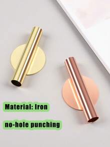 Wall Vase,Creative Iron Flower Vessel,Scandinavian Style Gold Wall Flower Vase,Living Room,No-Punch Wall Decoration,Entrance Wall Flower Arrangement Cylinder,Metal Flower Vase,Faux Plants Hanging Planter,Fake Flower Indoor Decoration Vase Gifts Birthday Graduation Home Decor Room Decor Glass Vase