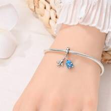 Pingente faça você mesmo em prata esterlina 925, 1 unidade, Ocean Encounters Journey: charms de prata inteligentes são uma coleção de costumes oceânicos e sonhos de viagem