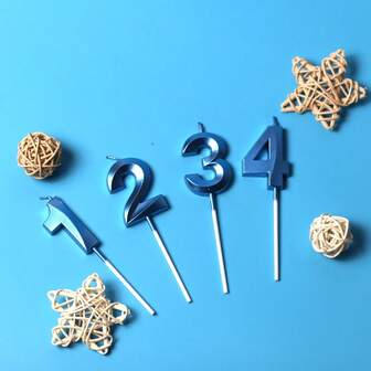 1PC Opera House Digital Birthday Candles Age Digital Candles Baking Cake Decoration Party Supplies,Major Holidays Anniversary Birthday Candle