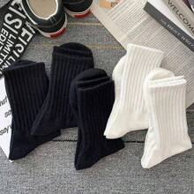 40 piezas/30 piezas/24 piezas Calcetines deportivos cómodos unisex, aptos para deportes y entrenamientos, calcetines largos para mujer, uso casual y de negocios, antibacterianos, suaves, negro y blanco, resistentes al olor, transpirables, suaves y ligeros, aptos para otoño/invierno, 20 piezas/10 piezas/8 piezas/6 piezas/4 piezas/2 piezas