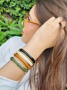 Women Bangles - 駝色 - 查看 4
