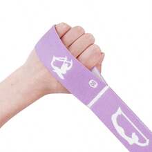 1 件装多功能瘦身阻力带瑜伽带弹力带 8 格适用于拉丁训练、舞蹈、普拉提、体操 - 彩色 - 查看 5