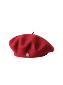 1 Berretto basco da donna minimalista nei colori caramella, berretto basco francese tinta unita carino, regalo di berretto in lana