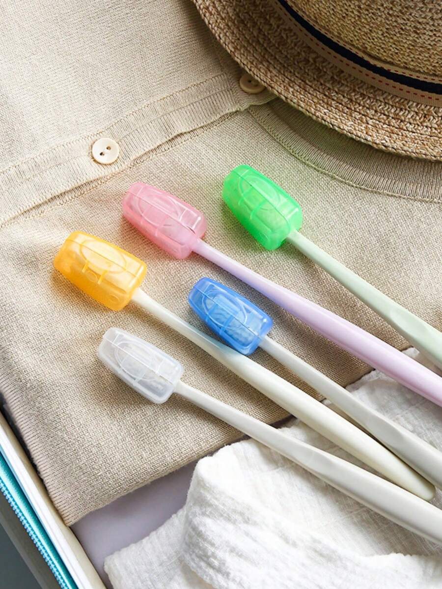 Cubierta portátil para cepillo de dientes, estuche de viaje portátil para cepillo de dientes, cubierta protectora para el cabezal del cepillo de dientes, cubierta contra el polvo para cepillo de dientes, de vuelta a la escuela - Ver 1