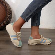 Summer's Popular New Women's Flat Shoes, Dopamine-Style Breathable Upper, Mary Jane Casual Shoes, Lolita Cute Flat Casual Shoes, Lightweight And Breathable, One-Step Lace-Up Closed Casual Shoes, Versatile And Lightweight, Suitable For Daily Wear, Fashionable And Multi-Functional
