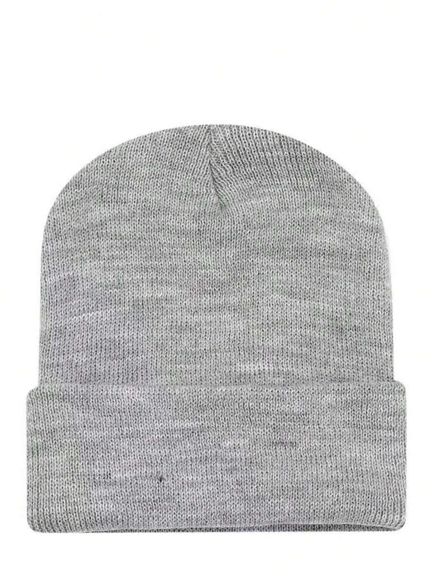 MilyModa Winter Hat, Cold Cap, Without Embroidery For Adults, Beret Cap - 淺灰色 - 查看 1