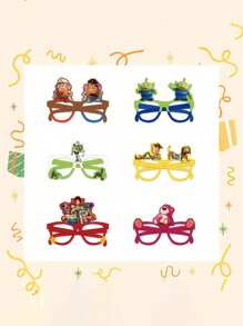 12 sztuk tematycznych rekwizytów do fotobudki na imprezę, w tym postacie z Toy Story, takie jak Woody, samochody, smutek, odpowiednie na urodziny, przyjęcia dla mężczyzn i kobiet, imprezy plenerowe, spotkania rodzinne, nie wymaga prądu, świętowanie