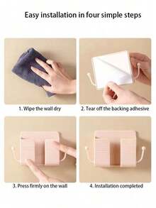 1 szt. Pilot ścienny, schowek na pilota do telewizora, uchwyt do ładowania telefonu komórkowego przy łóżku, stojak do przechowywania