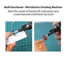 Handheld Mini Electric Grinder Polishing Sanding Machine, Complete Set With Small Electric Drill And Carving Tool For Jade, Wood Sculpture Tools