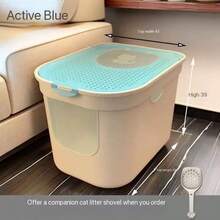 猫砂盆 全封闭 除臭 顶装 超大 防溅 猫砂盆 猫砂盆 猫厕所 猫用品